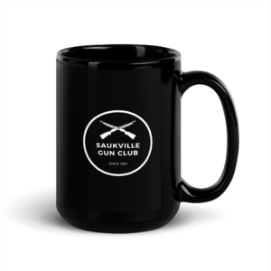 Saukville Black Glossy Mug