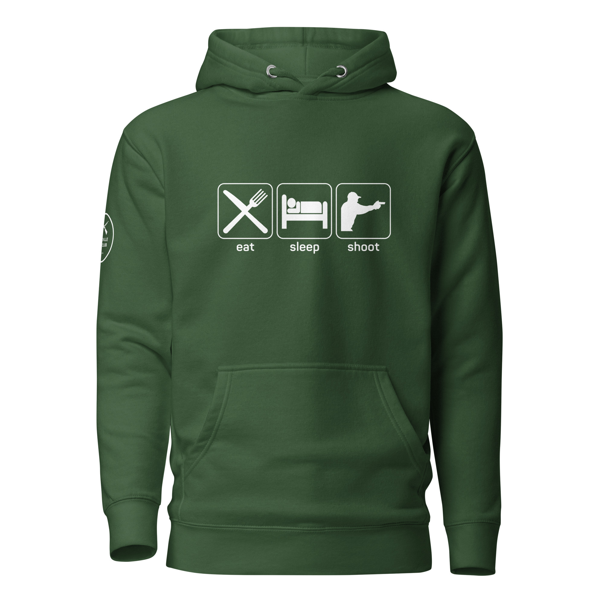 EAT SLEEP SHOOT Unisex Hoodie - Image 13