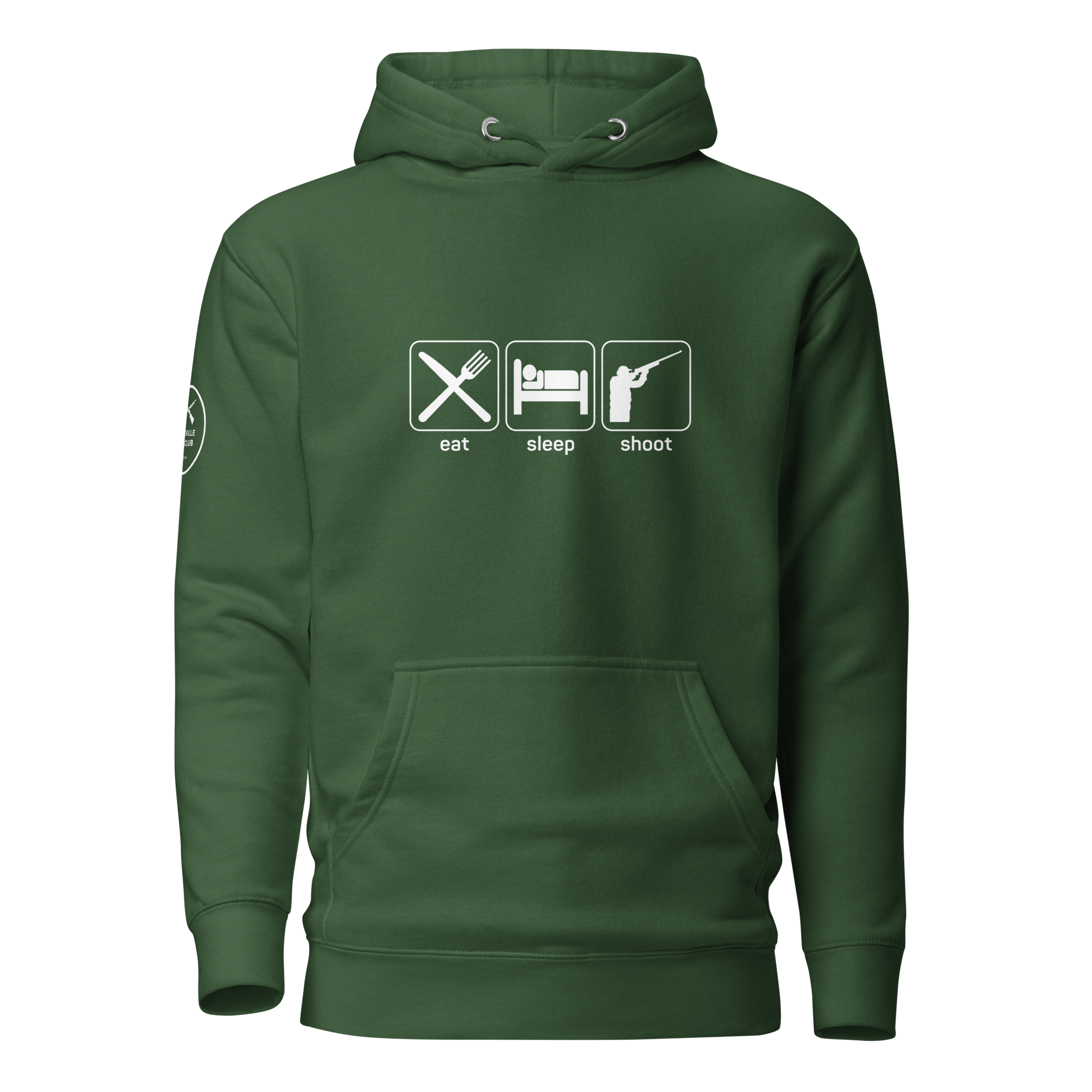 Eat Sleep Shoot Trap Unisex Hoodie - Image 13