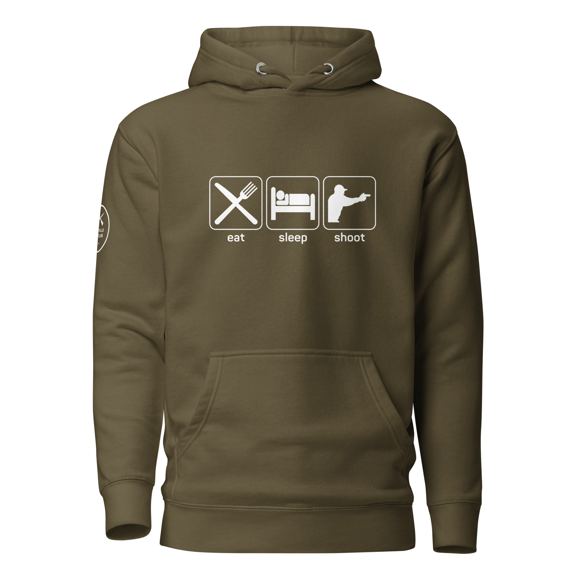 EAT SLEEP SHOOT Unisex Hoodie - Image 15