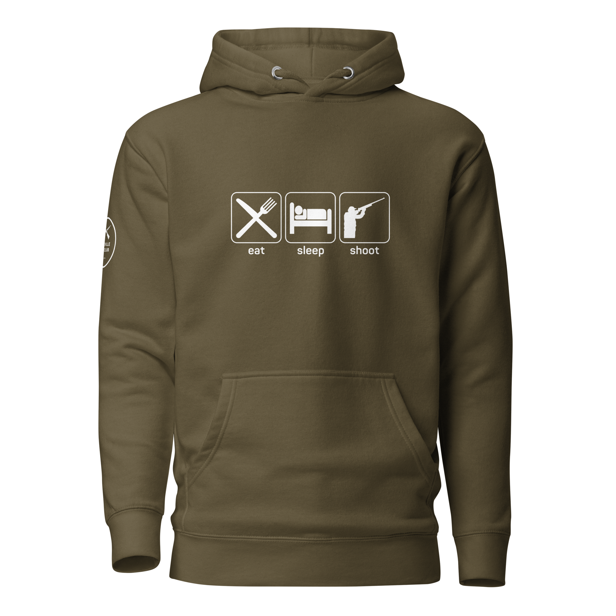 Eat Sleep Shoot Trap Unisex Hoodie - Image 15