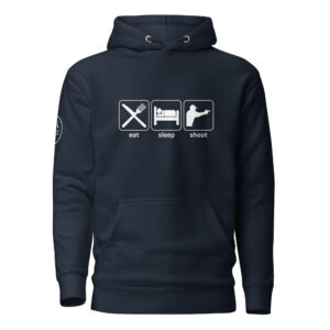 EAT SLEEP SHOOT Unisex Hoodie