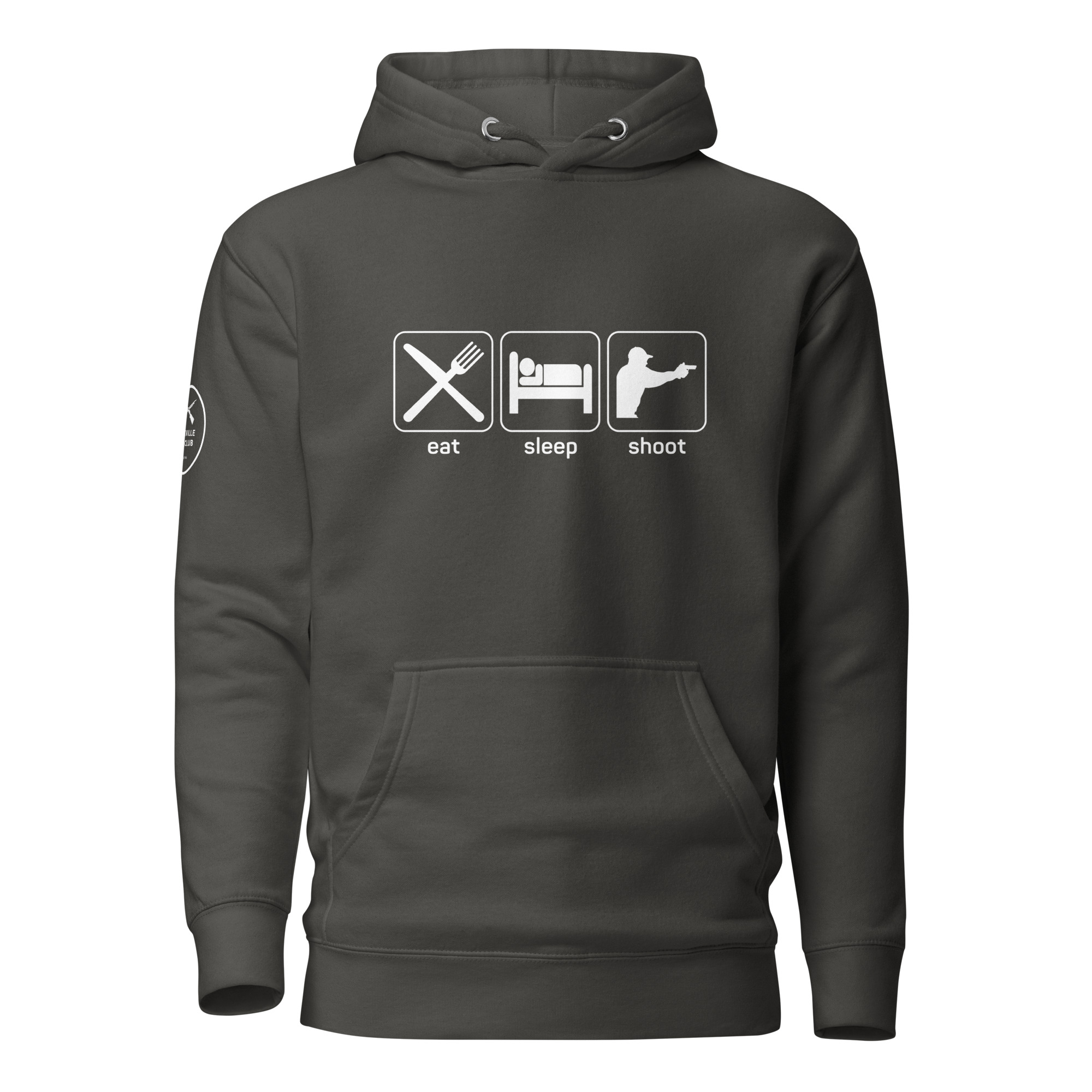 EAT SLEEP SHOOT Unisex Hoodie - Image 9