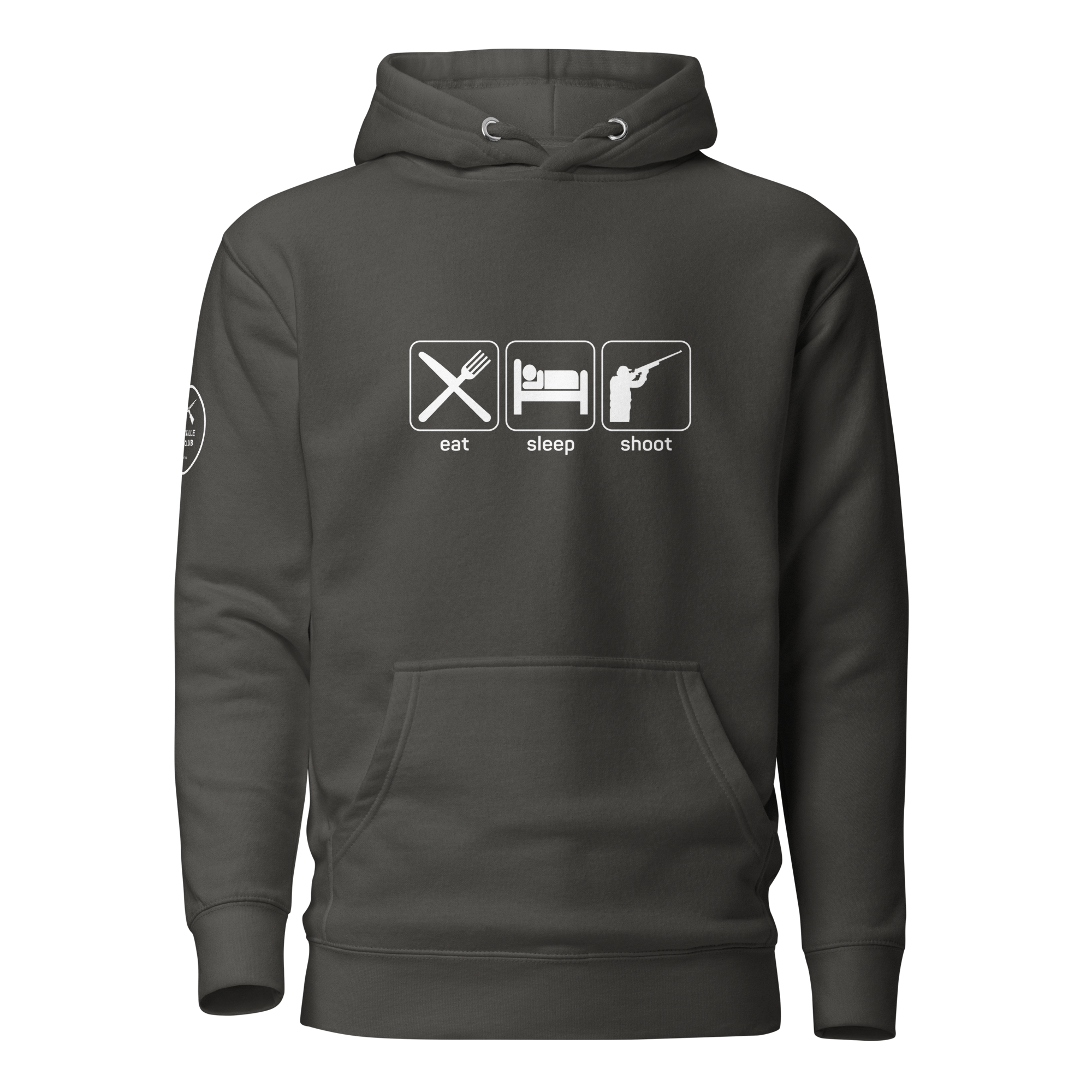 Eat Sleep Shoot Trap Unisex Hoodie - Image 9