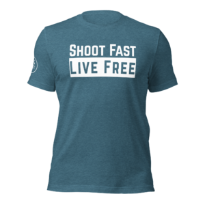 Shoot Fast Live Free Dark T-Shirt
